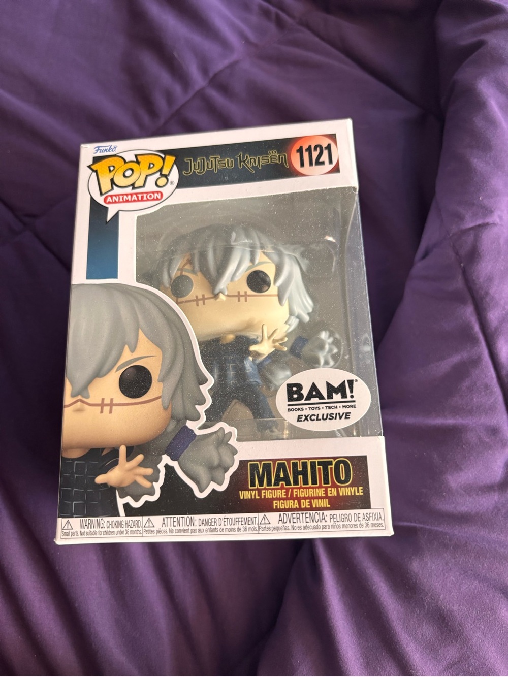 Funko Mahito POP! Vinyl Figure - Gray Hair, Blue Outfit